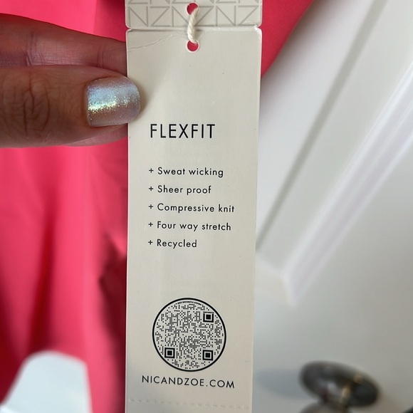 Nic+ Zoe Active Performance Workout Dress Golf Attire Coral Pink - Picture 5 of 11